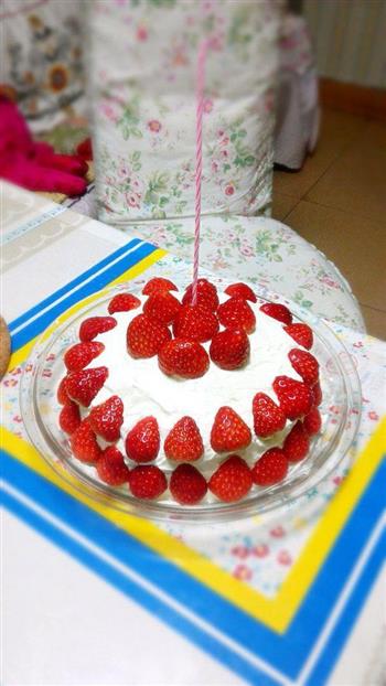 草莓轻芝士蛋糕的做法步骤12