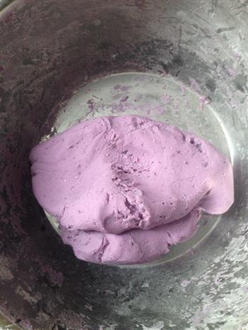 紫薯糯米糍-雪媚娘的做法步骤3