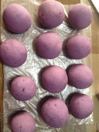 紫薯糯米糍-雪媚娘的做法步骤4