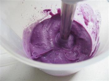紫薯玫瑰花的做法图解2