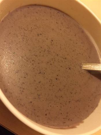 紫薯牛奶粥的做法步骤1