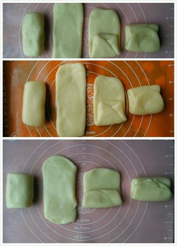 豆沙馅菊花酥的做法步骤6