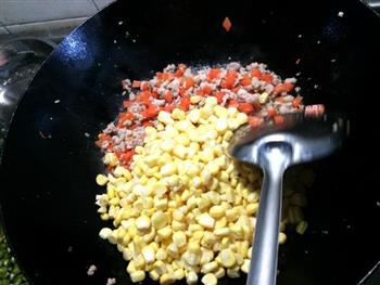 玉米冬豆胡萝卜火腿丁碎肉杂烩-家常改良版金玉满堂的做法步骤5