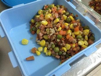 玉米冬豆胡萝卜火腿丁碎肉杂烩-家常改良版金玉满堂的做法步骤8