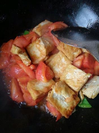 家常豆腐，西红柿烧豆腐的做法步骤4