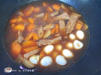 胡萝卜鹌鹑蛋烧排骨-冬季暖身的做法步骤8