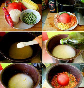 整个番茄饭的做法步骤1