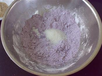 芝心紫薯饼-冬季暖身的做法步骤3