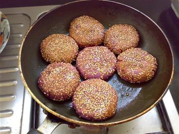 芝心紫薯饼-冬季暖身的做法步骤9