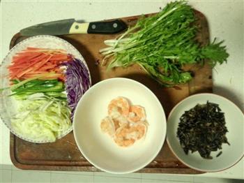 菰米鲜虾粉卷的做法步骤8