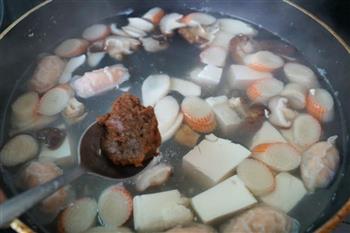 菌菇味噌汤的做法步骤3
