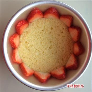 鲜草莓慕斯蛋糕—6寸圆模的做法图解12