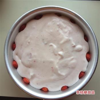鲜草莓慕斯蛋糕—6寸圆模的做法步骤20