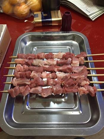 烤箱烤羊肉串的做法步骤2
