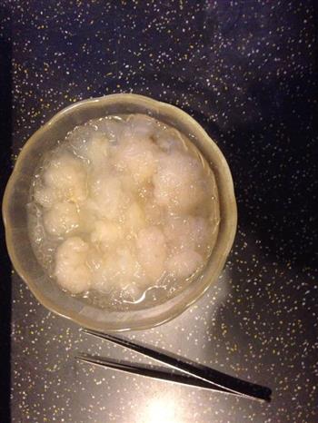 椰浆木瓜炖雪蛤的做法步骤2