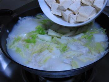 笔管鱼炖白菜豆腐-冬季暖身的做法图解14