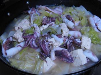 笔管鱼炖白菜豆腐-冬季暖身的做法步骤15