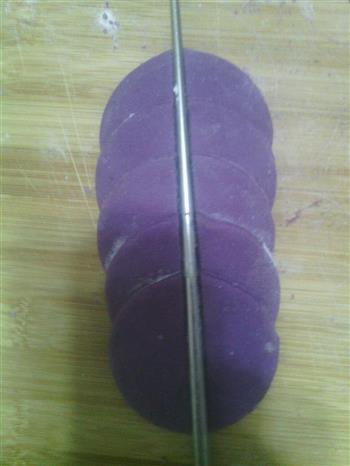紫薯玫瑰卷的做法步骤6