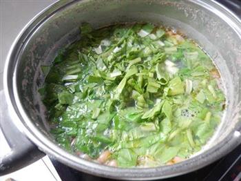 花生青菜粥-冬季暖身的做法步骤6