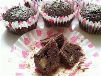 布朗尼核桃巧克力蛋糕／巧克力豆饼干的做法步骤6