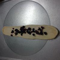 酥粒蔓越莓牛角包的做法步骤11