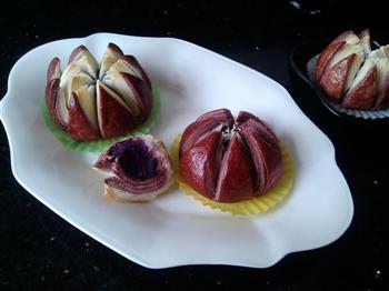 紫薯莲花酥－传统中式点心的做法步骤28