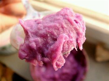 酸甜果仁酸奶紫薯泥的做法步骤5