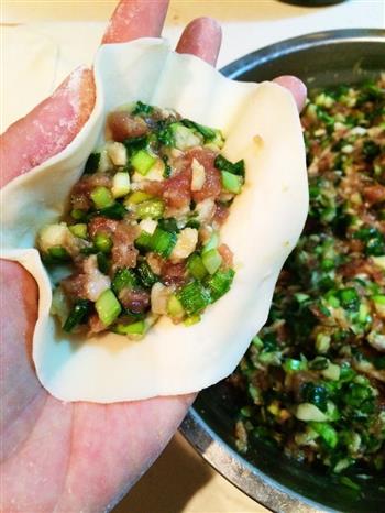 酥香软脆的冰花煎饺—猪肉韭菜煎饺的做法步骤9
