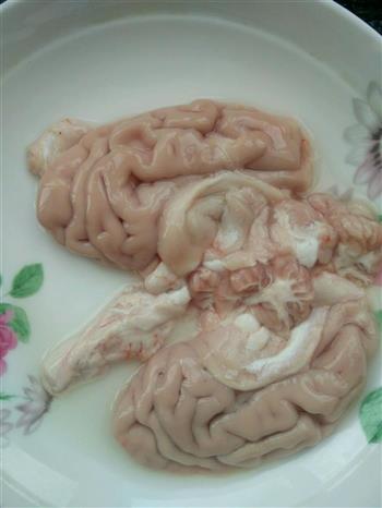 葱油猪脑的做法图解3