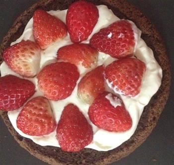 草莓巧克力裸蛋糕的做法步骤9