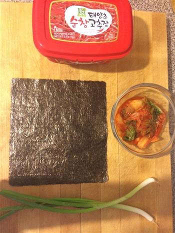 韩式泡菜炒饭-Kimchi Bokkeumbap的做法图解1