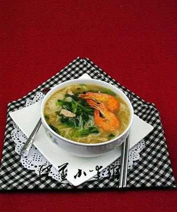 鲜虾榨菜肉丝面-乌江榨菜的做法步骤8