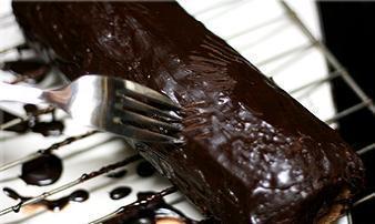 巧克力芝士树根蛋糕的做法步骤22