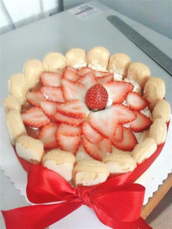 草莓重芝士蛋糕的做法步骤13