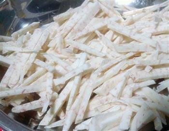 榨菜香芋煎饼-乌江榨菜的做法步骤3