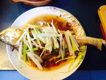 榨菜豆豉蒸黄鱼—乌江榨菜的做法步骤7