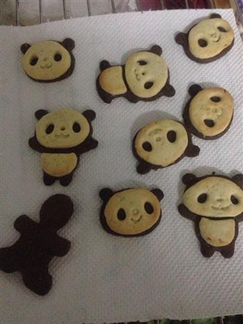 熊猫饼干的做法步骤7
