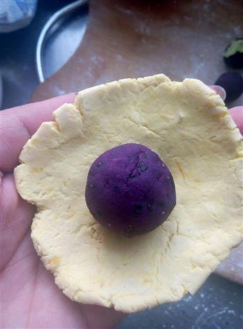 紫薯糯米小南瓜的做法图解4