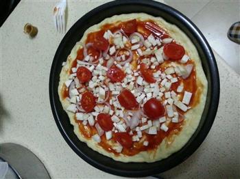 自制家庭版披萨的做法步骤3