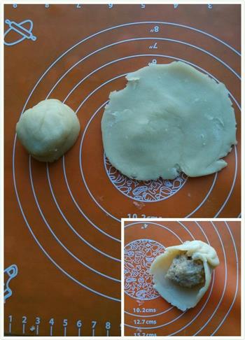 鲜肉榨菜芝麻酥饼-乌江榨菜的做法步骤13