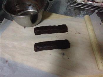 巧克力咖啡杏仁饼干的做法步骤7