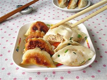 榨菜豆腐猪肉锅贴-乌江榨菜的做法步骤15