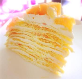 芒果千层蛋糕的做法步骤8