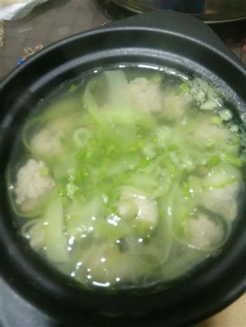 砂锅猪肉丸子汤的做法步骤8