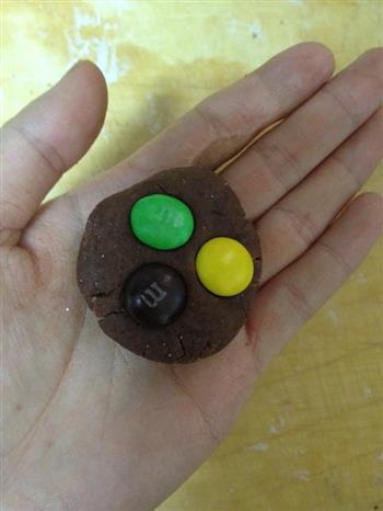 M&M巧克力豆饼干的做法步骤6