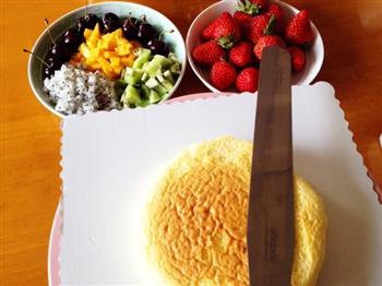 多层次感的奶油水果蛋糕的做法步骤1