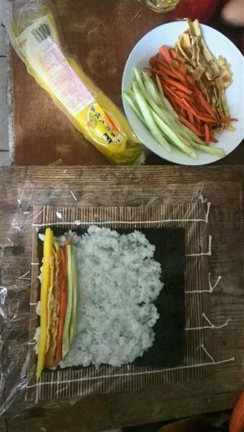 肉松金枪鱼寿司的做法步骤1