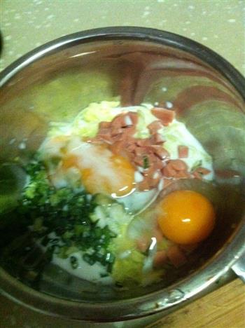 西葫芦香葱鸡蛋饼的做法步骤3