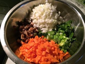 四色健康蔬菜包的做法步骤2