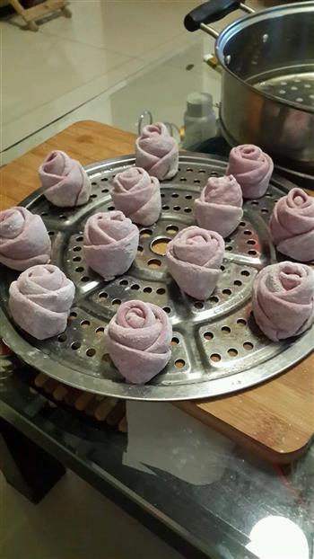 紫薯玫瑰花的做法步骤1